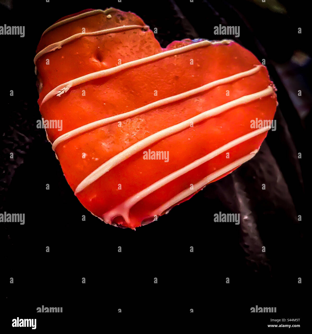 Biscuit heart - Smartphone Captured Stock Image