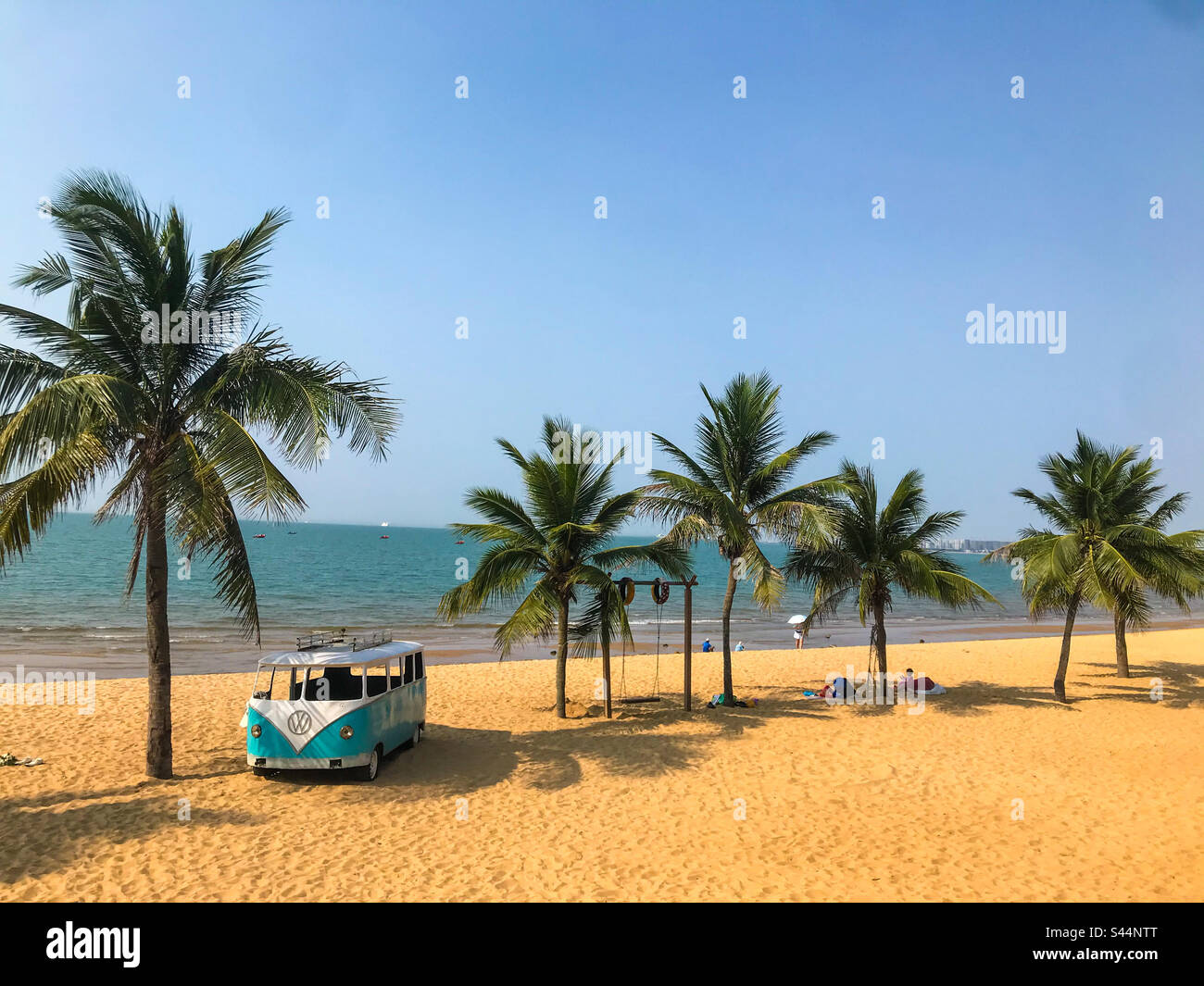 Idyllic beach holiday - Smartphone Captured Stock Image