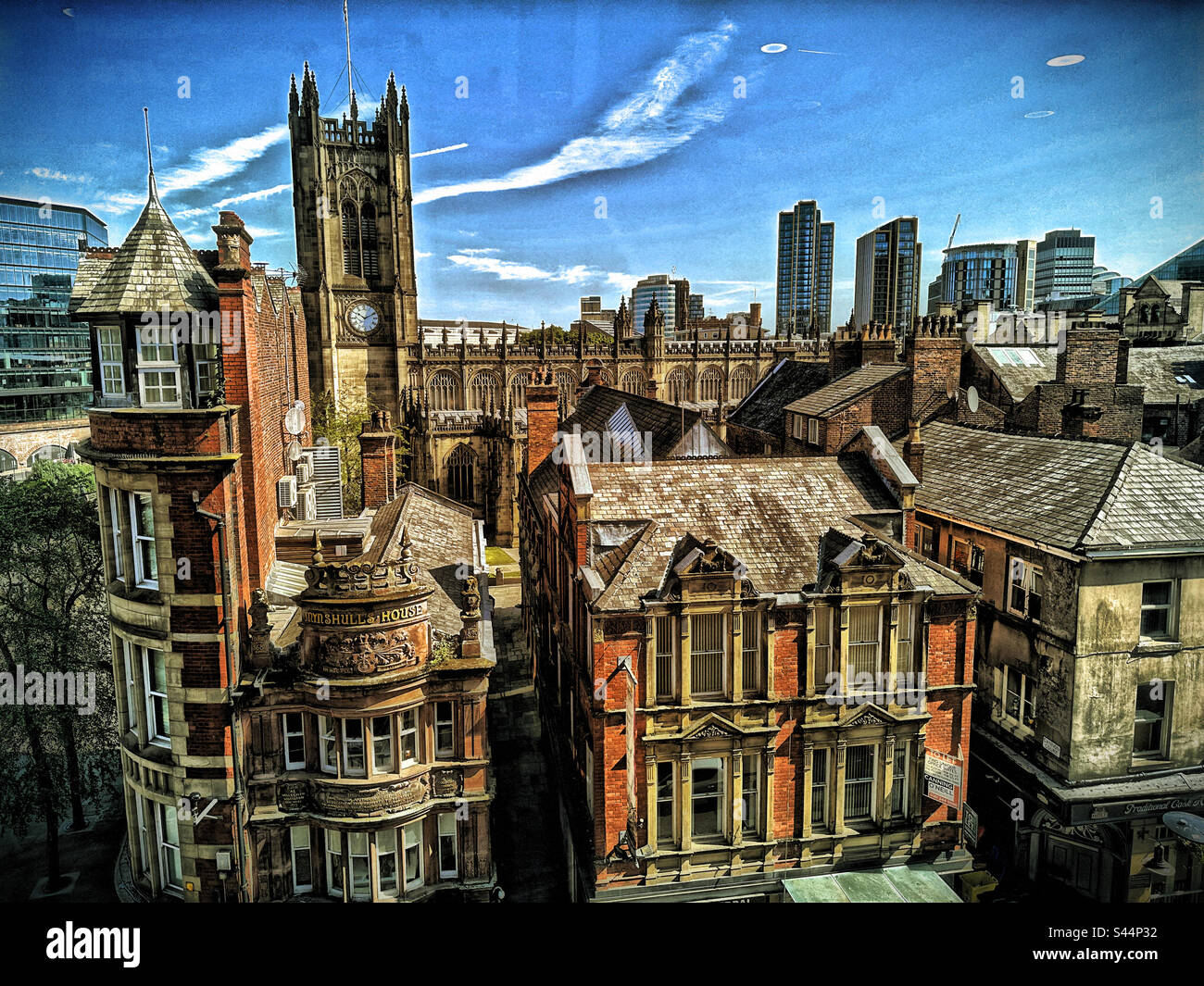 Manchester Sky - Smartphone Captured Stock Image