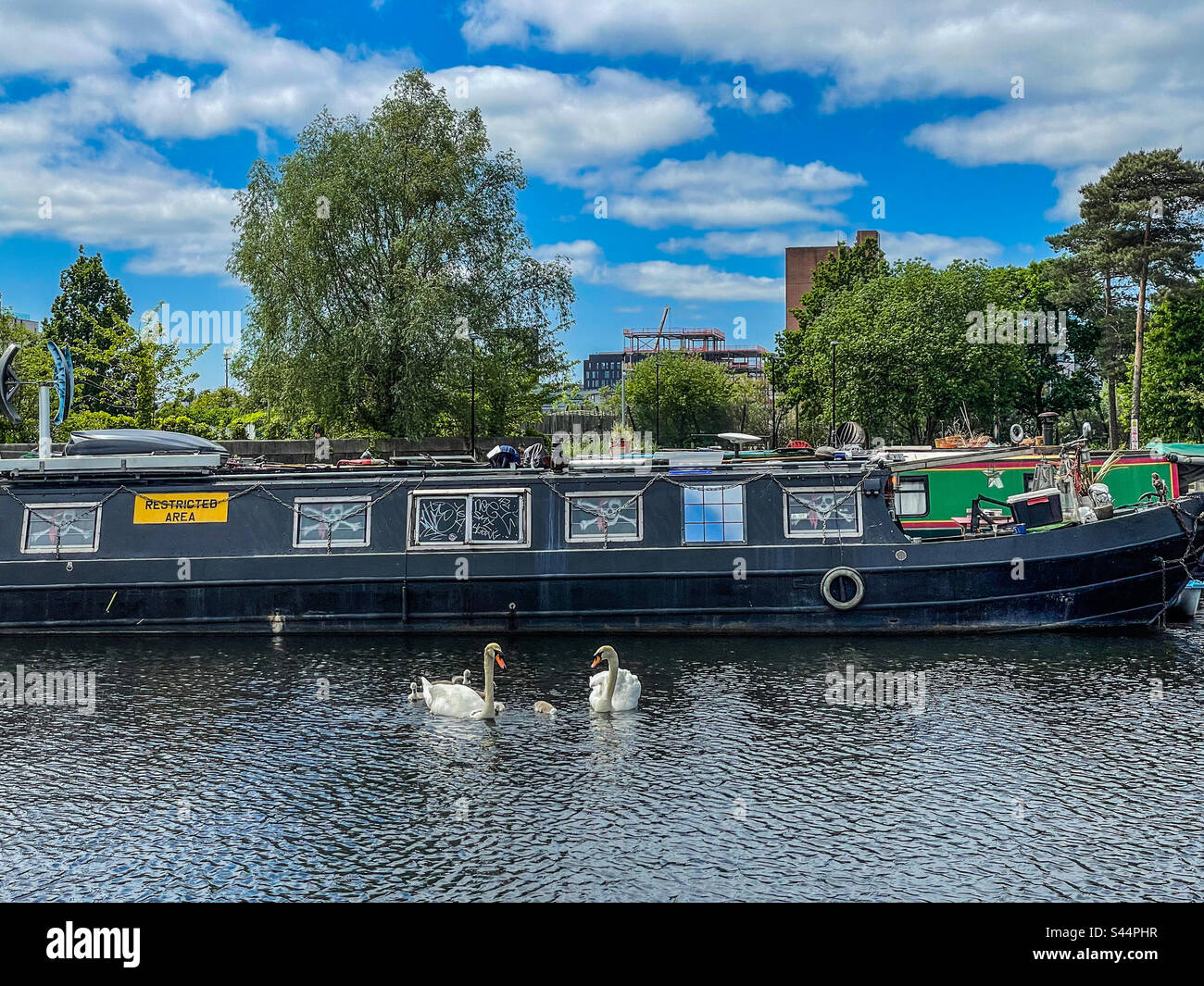 New Islington Marina, Manchester - Smartphone Captured Stock Image