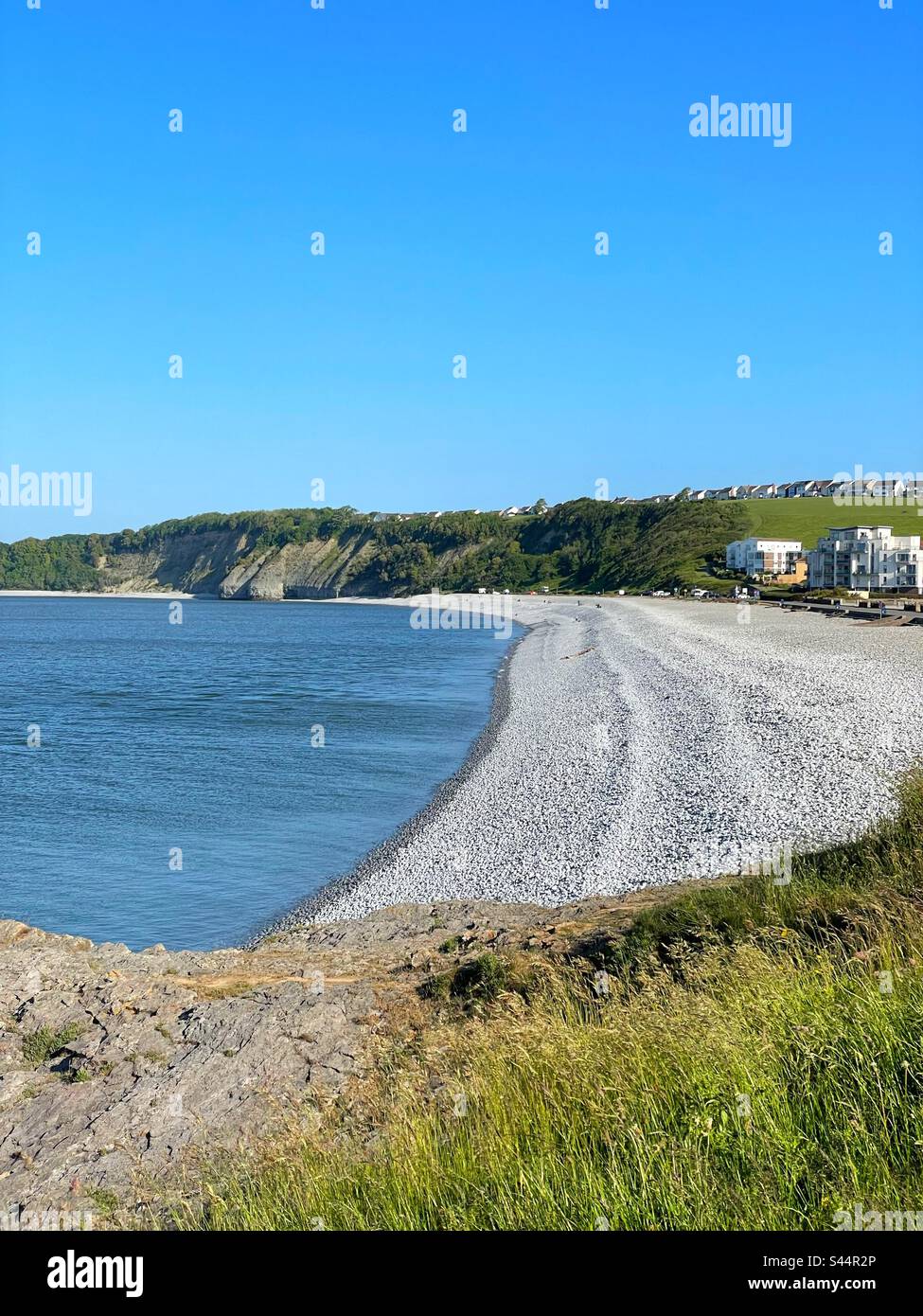 Cold Knap beach, Barry, South Wales. - Smartphone Captured Stock Image