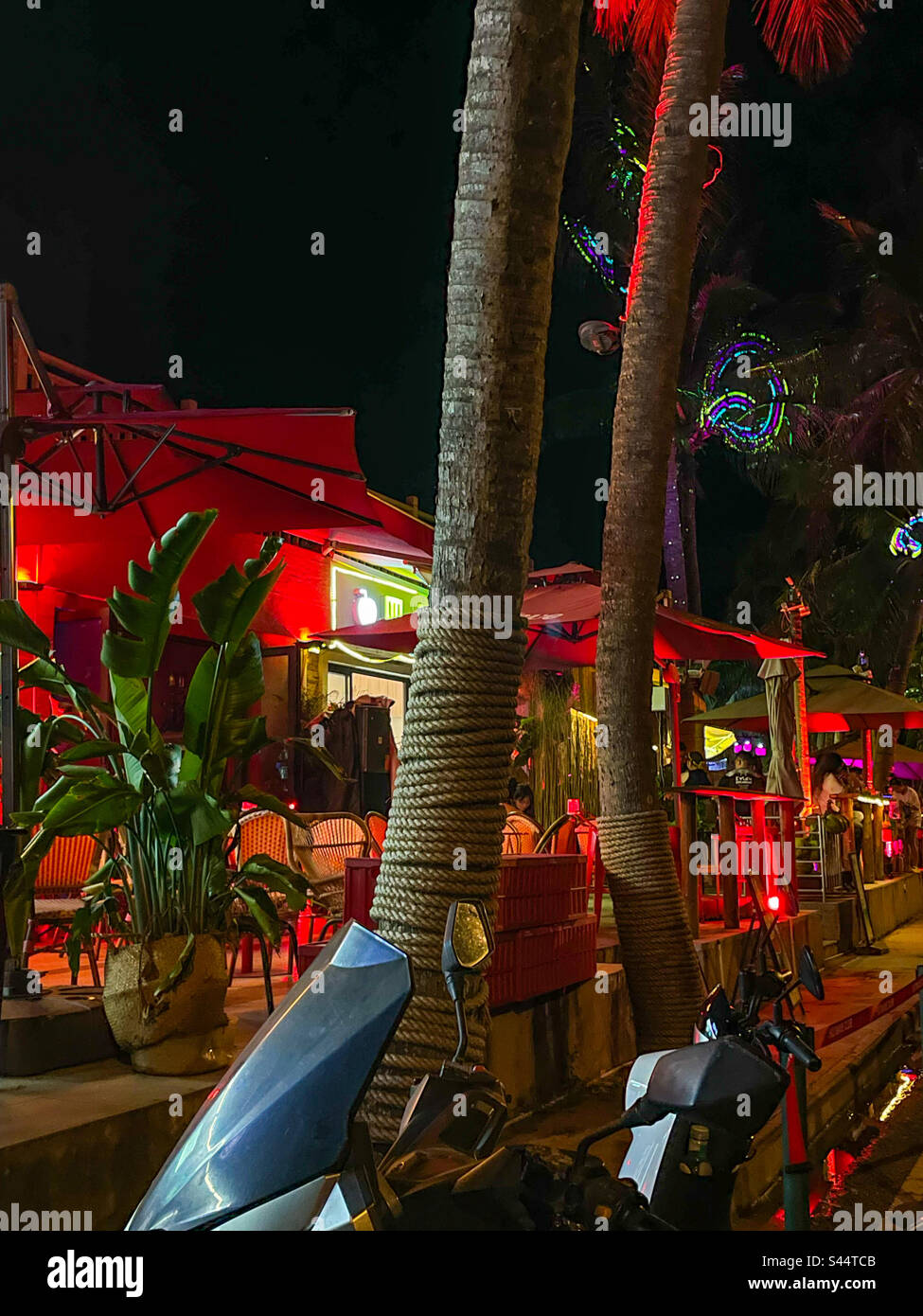 Island party - Smartphone Captured Stock Image