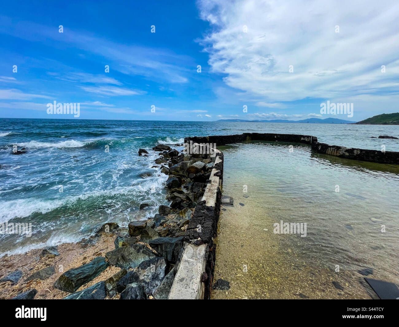 Tide pool - Smartphone Captured Stock Image