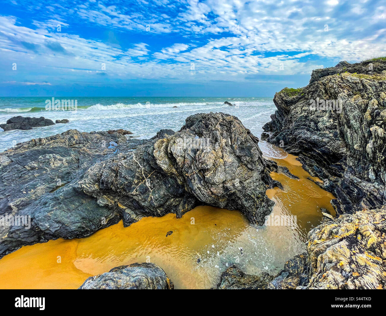 Beautiful scenery on an island - Smartphone Captured Stock Image
