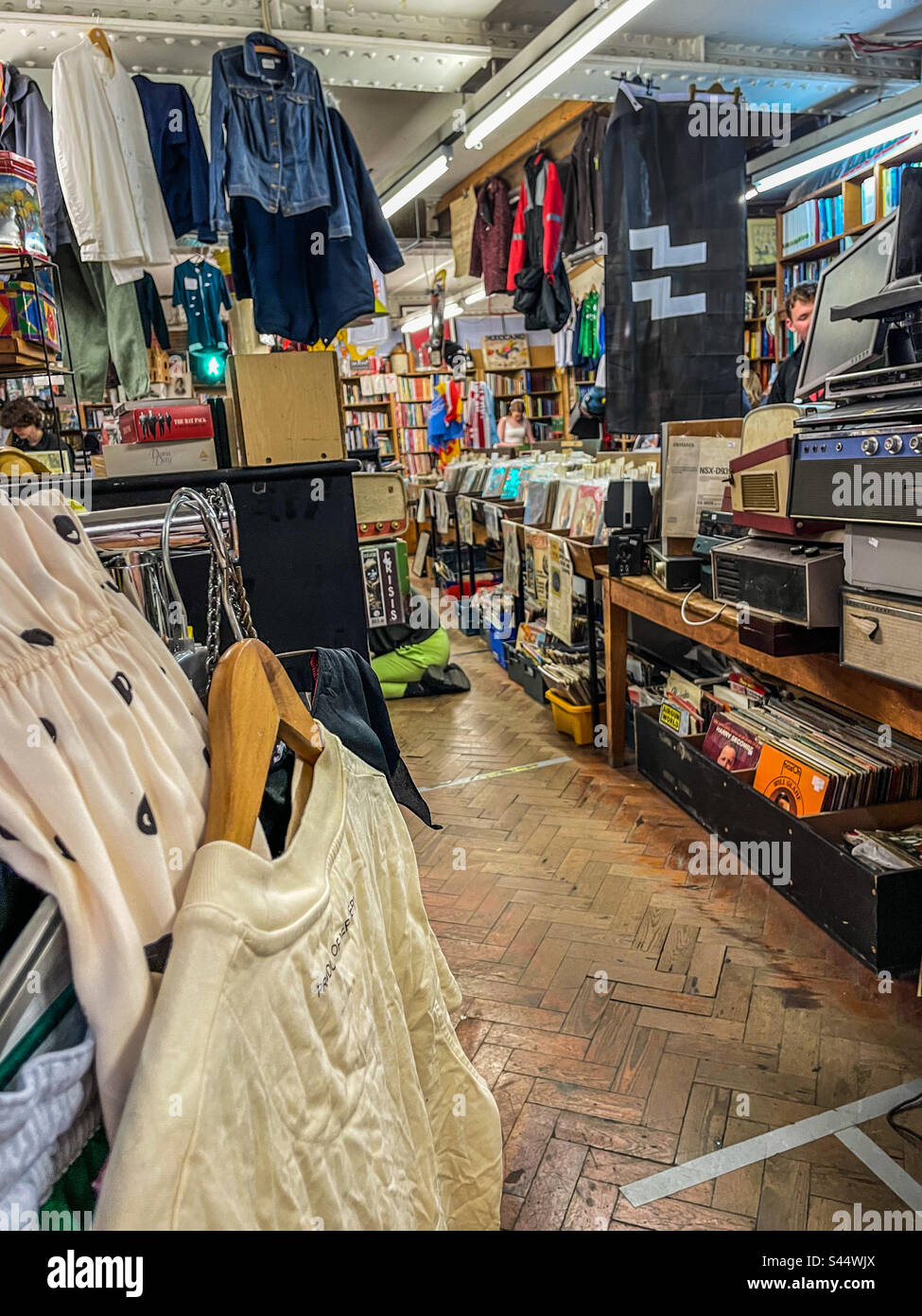 Empire Exchange junk shop, Manchester - Smartphone Captured Stock Image