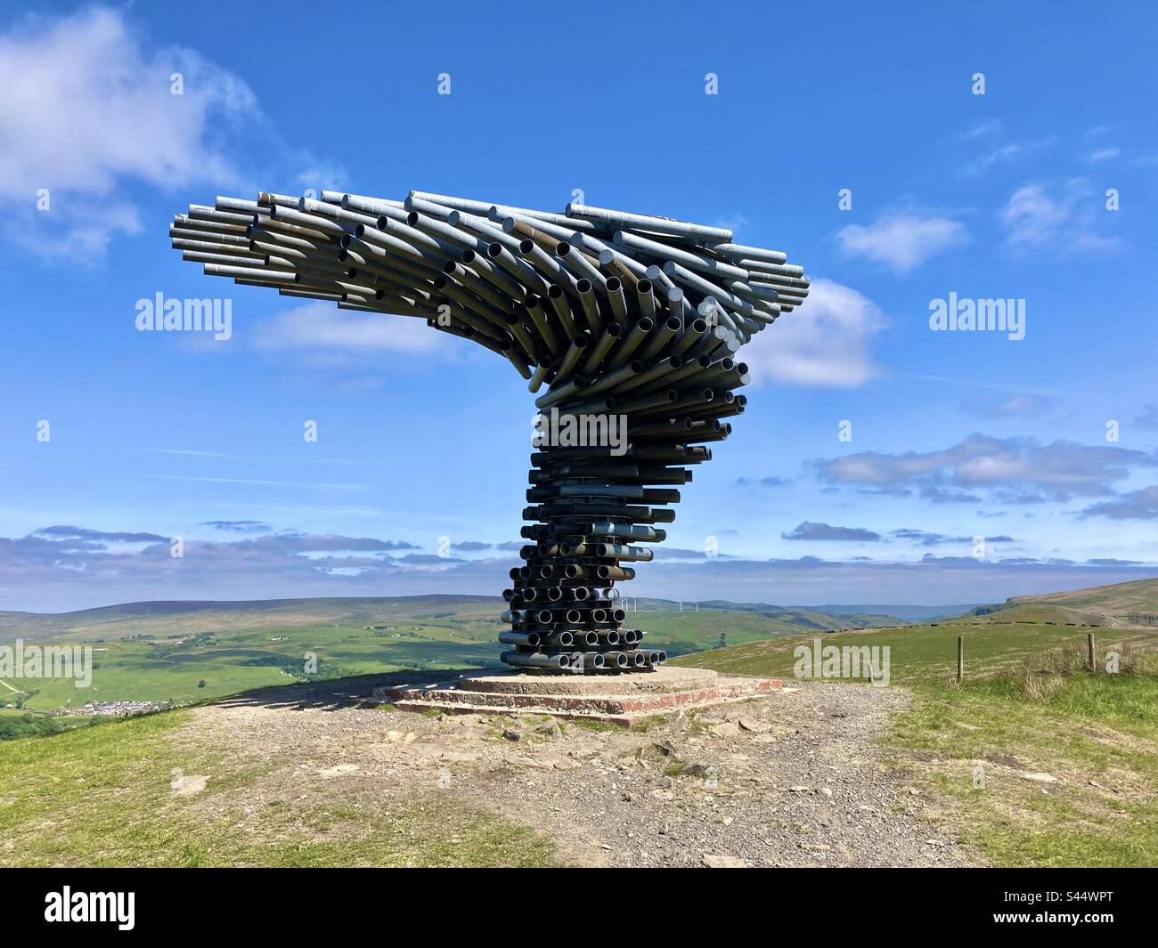 Singing ringing tree Burnley - Smartphone Captured Stock Image