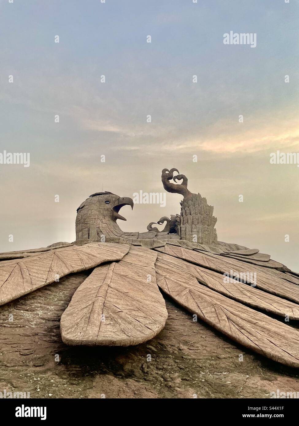 Jatayu Earth Centre. Largest bird sculpture in the world Stock Photo