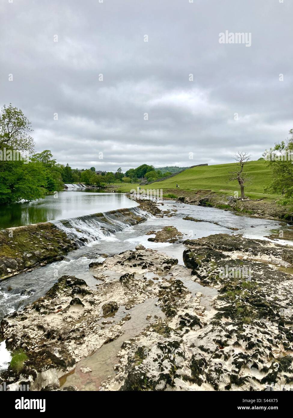 Linton Falls Grassington Stock Photo