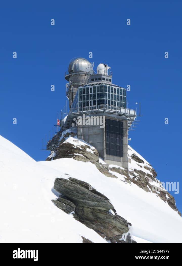 Sphinx! Jungfraujoch! Switzerland! - Smartphone Captured Stock Image