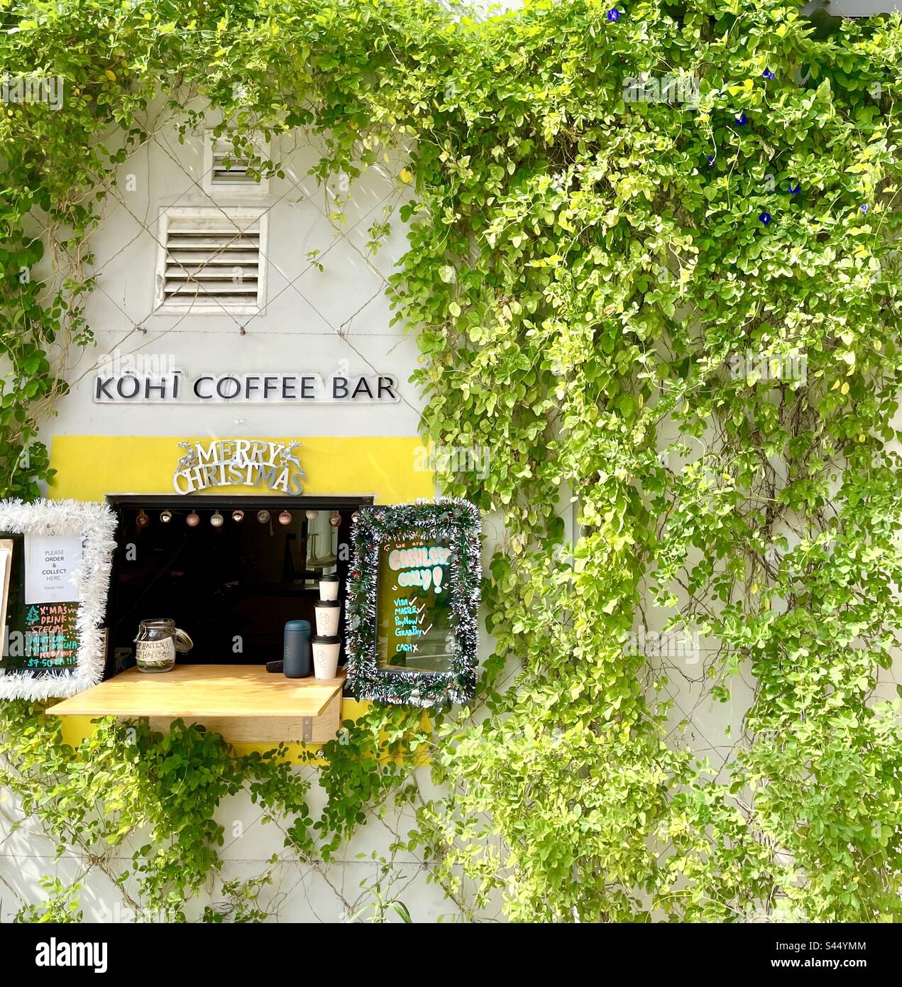 Kohi Coffee Bar a coffee window in Joo Chiat Singapore Stock Photo Alamy