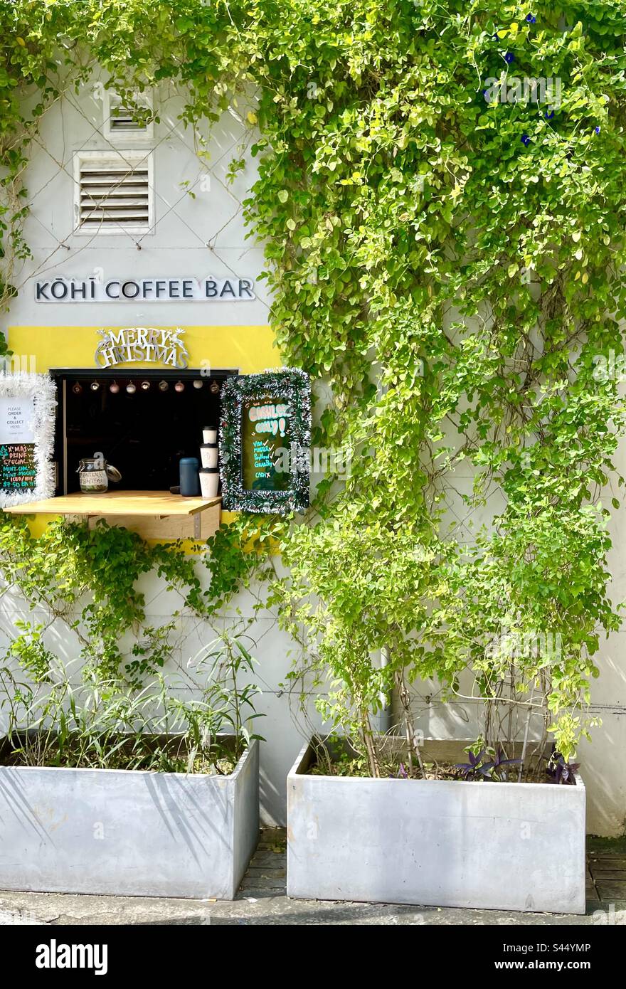 Kohi Coffee Bar a coffee window in Joo Chiat Singapore Stock Photo Alamy