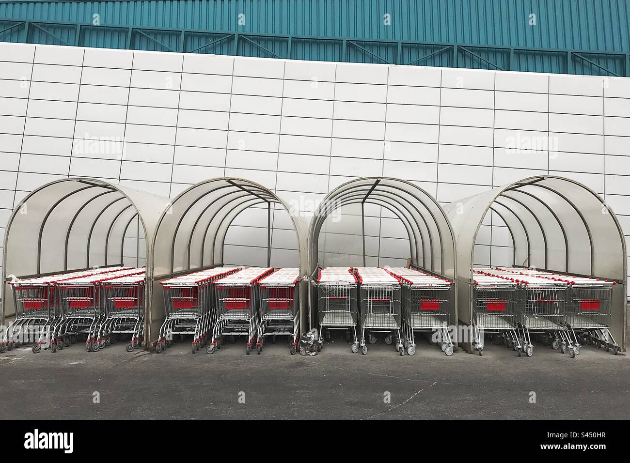 Shopping carts - Smartphone Captured Stock Image