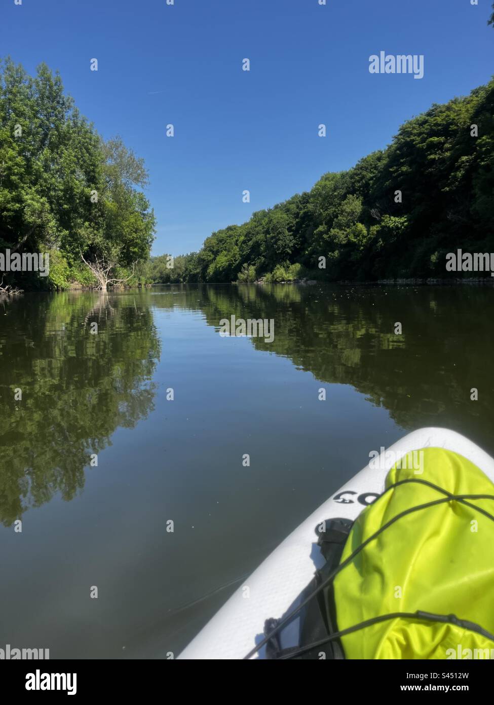 Paddle The River Wye Stock Photo Alamy