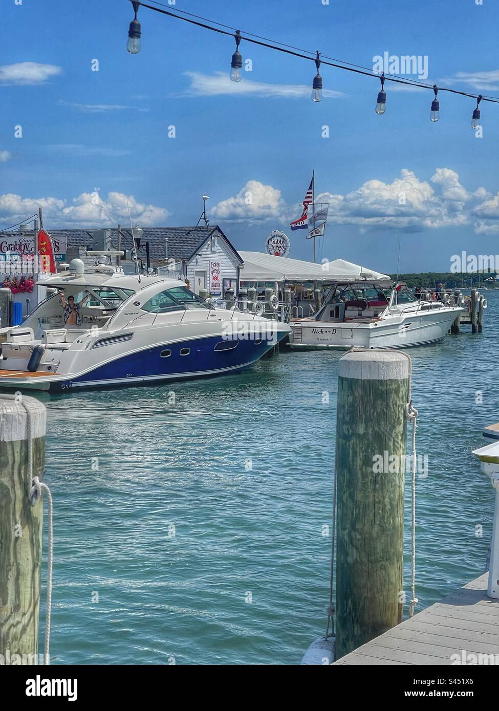 North Fork waterfront Stock Photo Alamy