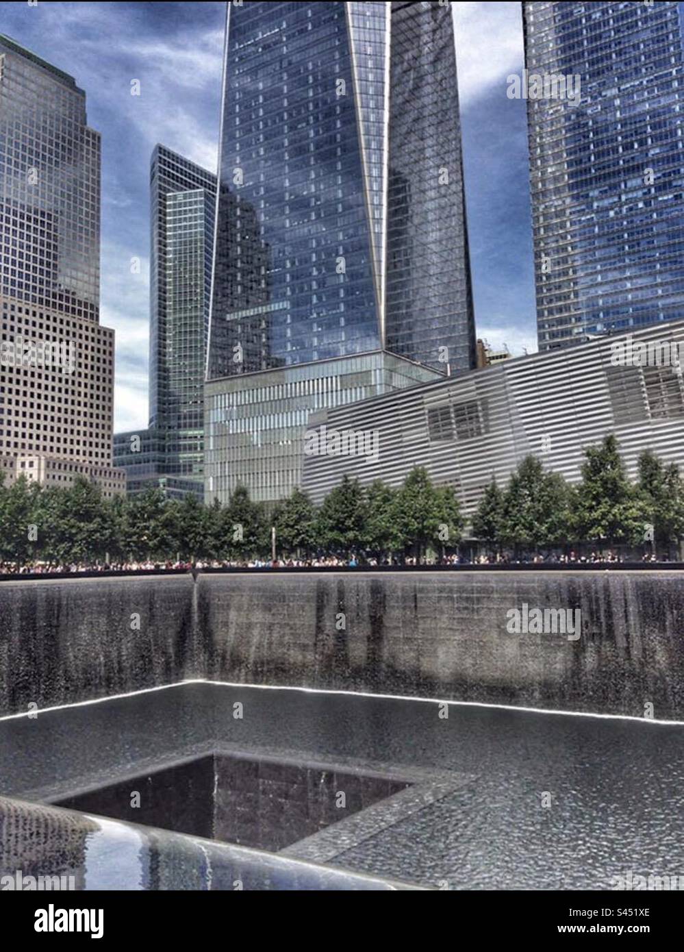 Ground Zero Memorial Stock Photo Alamy