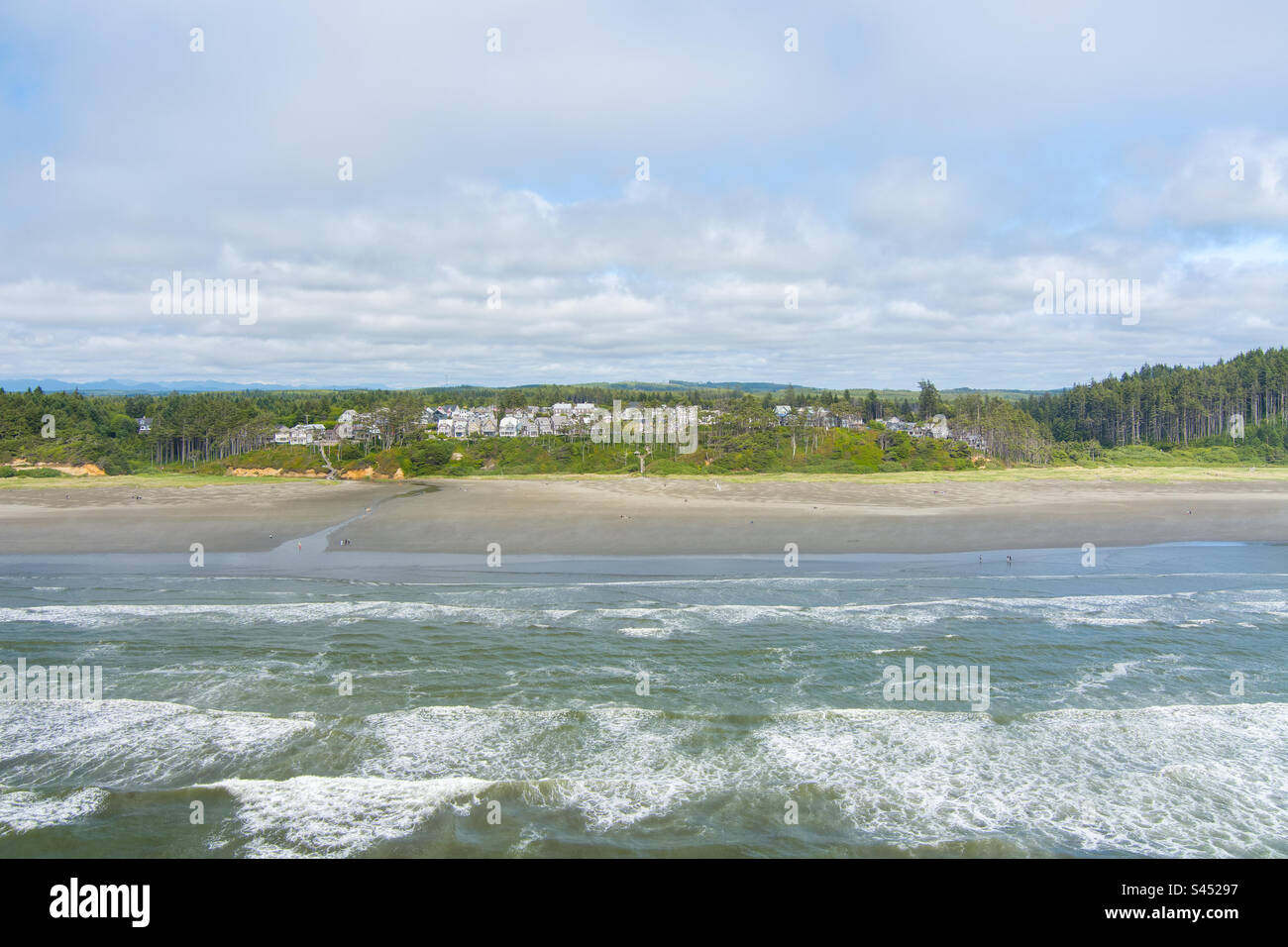 Seabrook, Washington beach in June - Smartphone Captured Stock Image