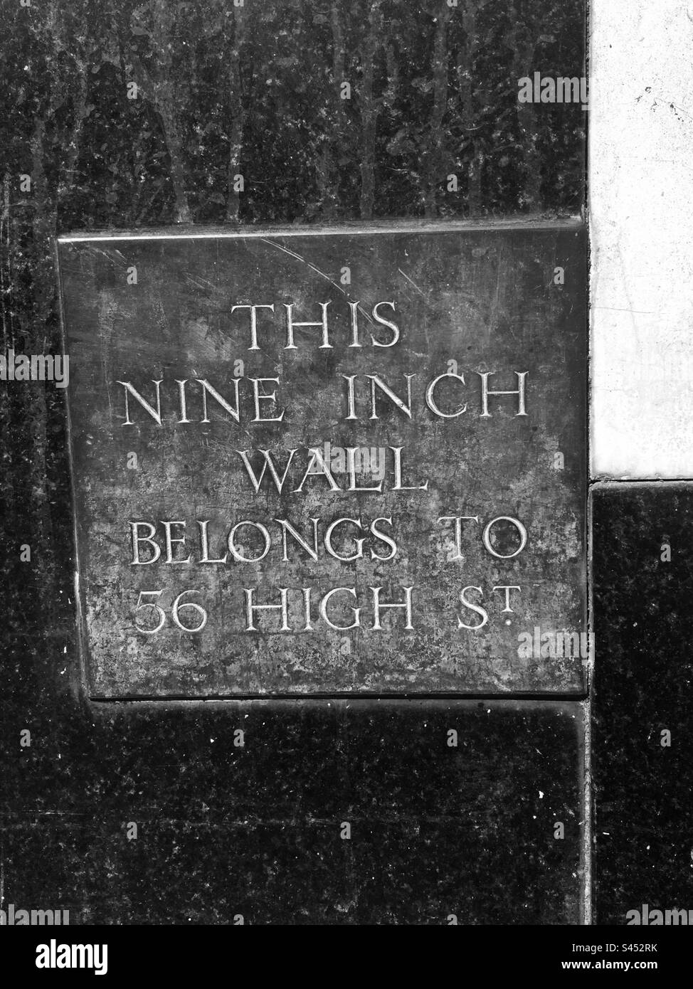 The Nine Inch Wall Stock Photo Alamy