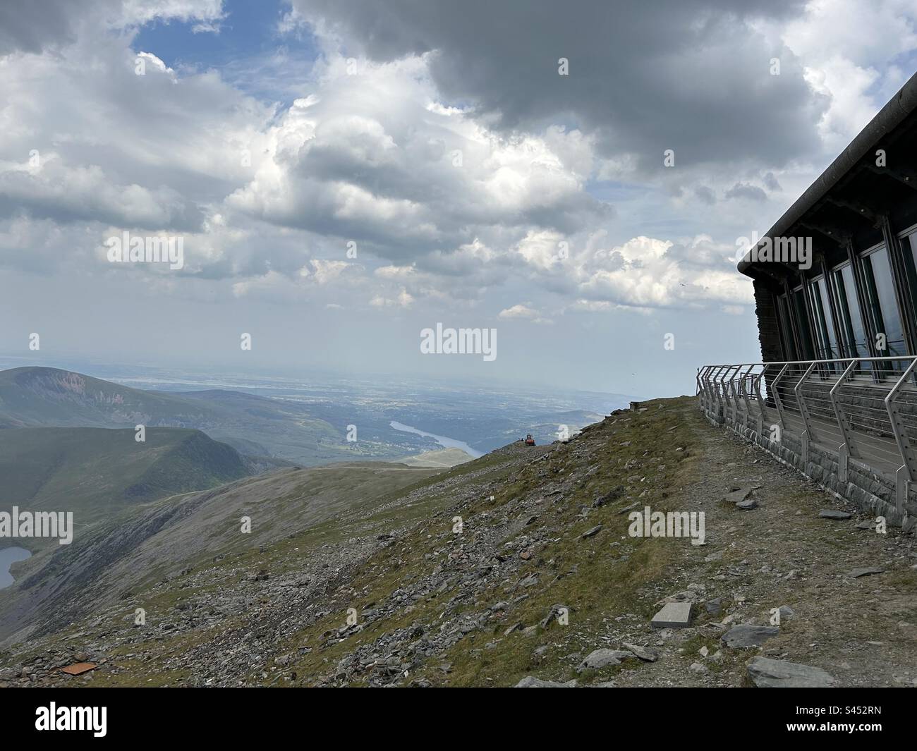 Mount Snowdon, Snowdonia National Park, North Wales. Yr Wyddfa, Eryri. - Smartphone Captured Stock Image