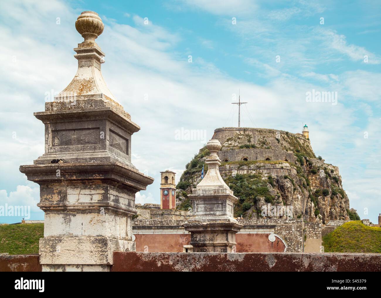 Old Fortress of Corfu, Greece. - Smartphone Captured Stock Image