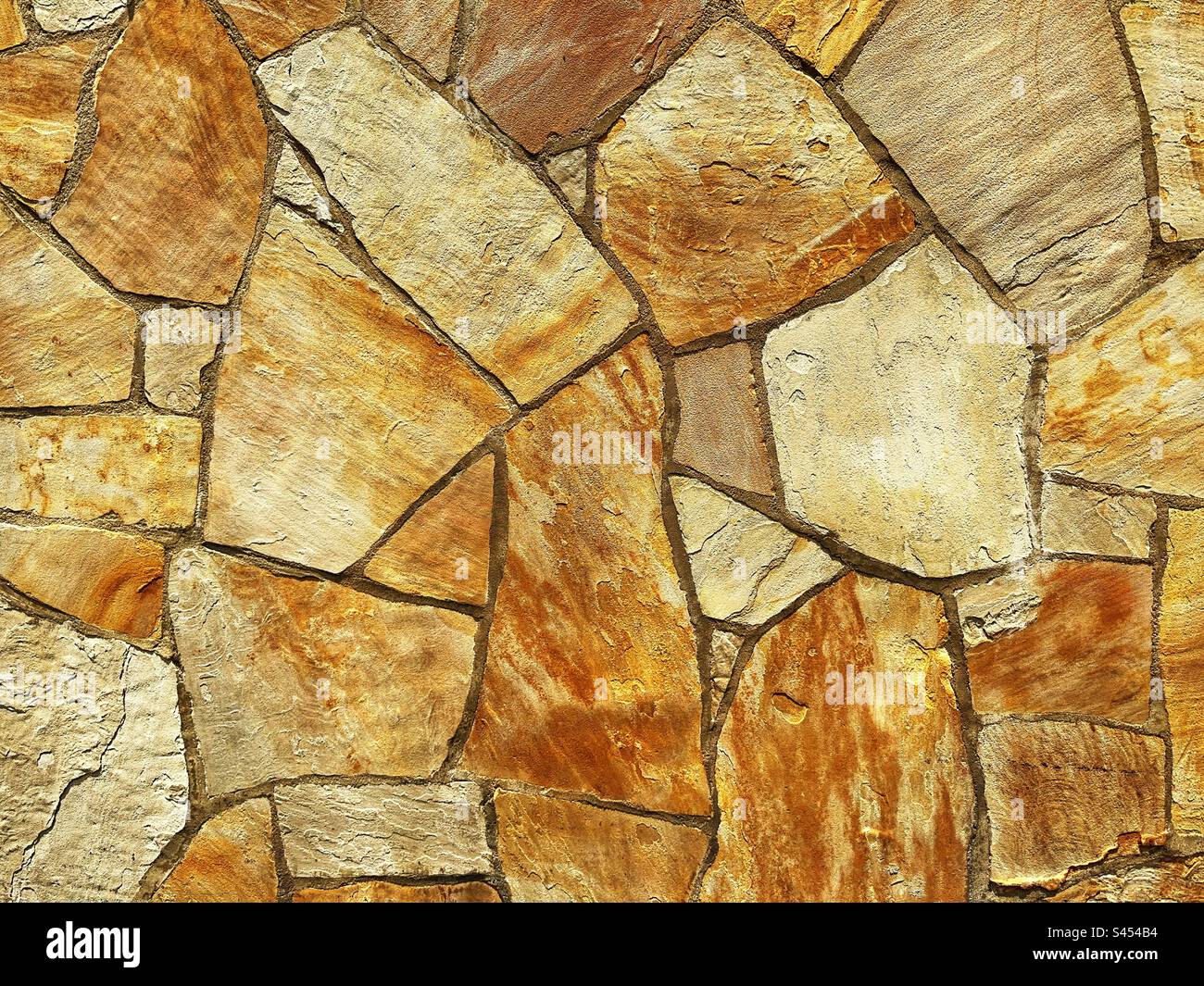 Pattern formed by random shapes on a garden patio. No people. Backgrounds. - Smartphone Captured Stock Image