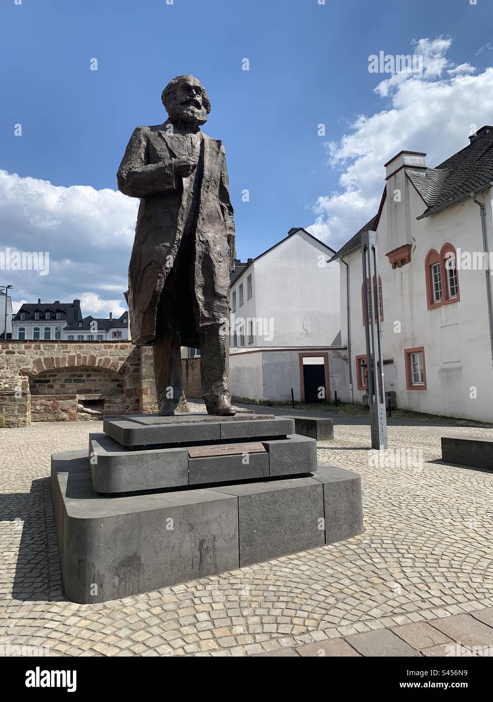Statue of Karl Marx at Trier Stock Photo