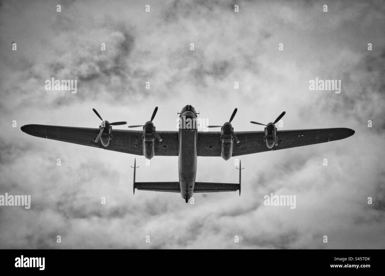 The raf BBMF Lancaster bomber Stock Photo