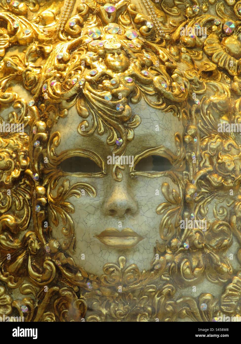 Venetian Mask! Venice! Italy! - Smartphone Captured Stock Image