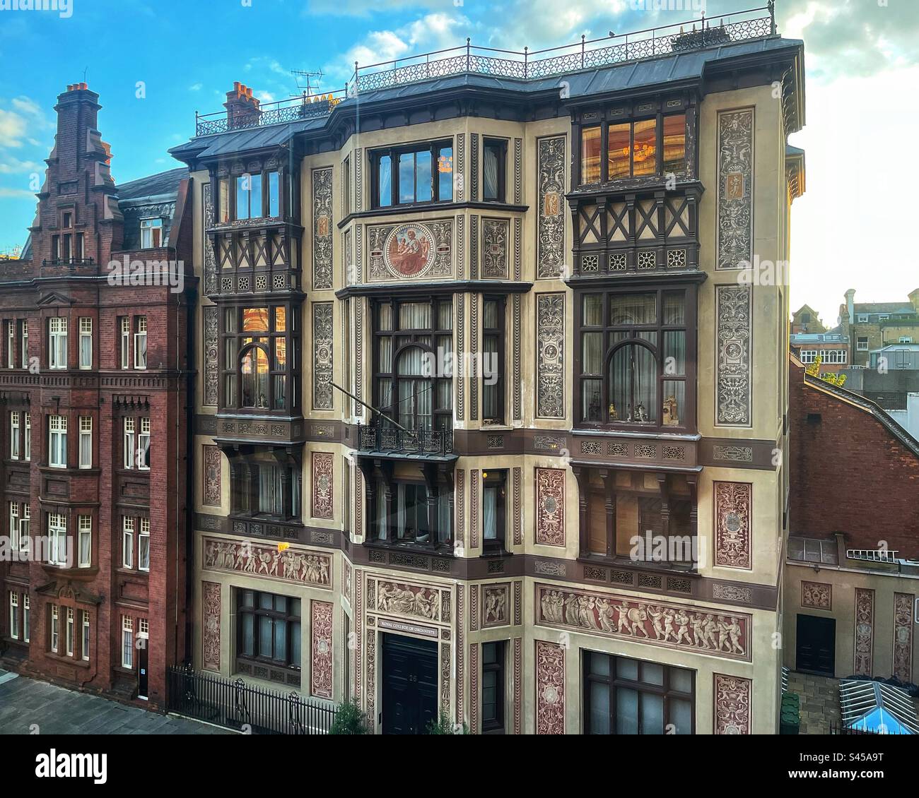 Royal College of Organists building opposite the Royal Albert Hall in