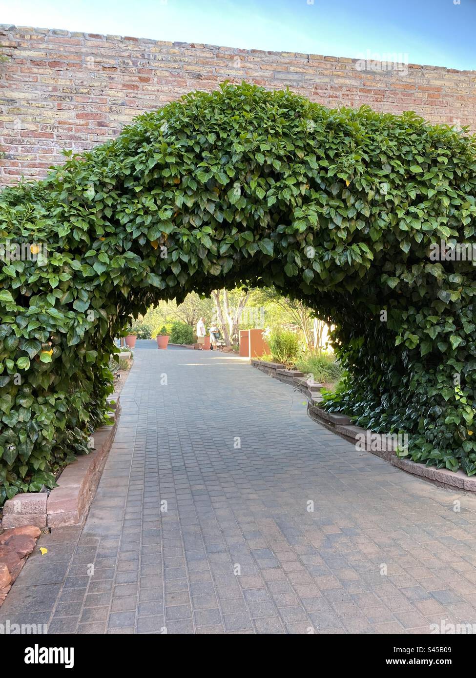 Peaceful archway Stock Photo