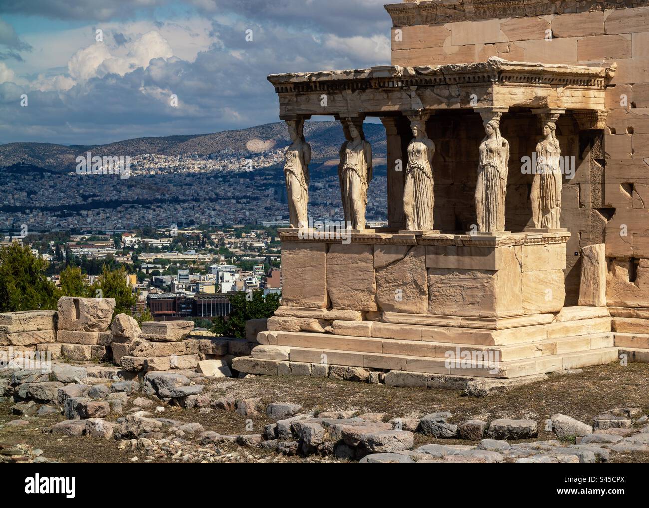 Temple of Athena Nike - Athens Acropolis, Greece. - Smartphone Captured Stock Image