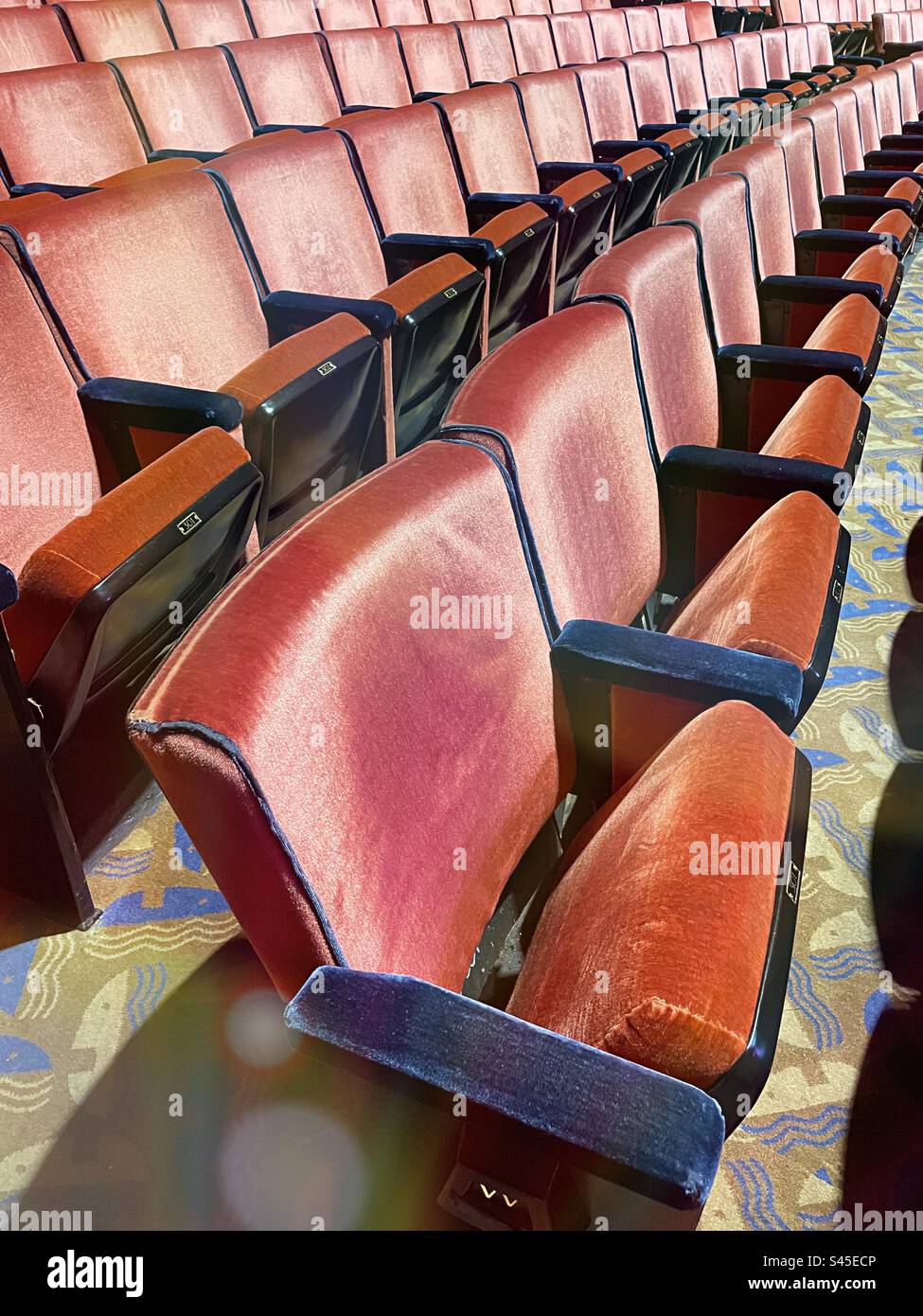 Upholstered sale theater seating