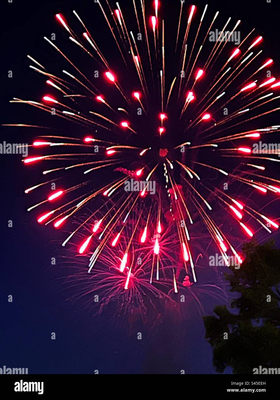 Fireworks at Monona, WI Stock Photo Alamy
