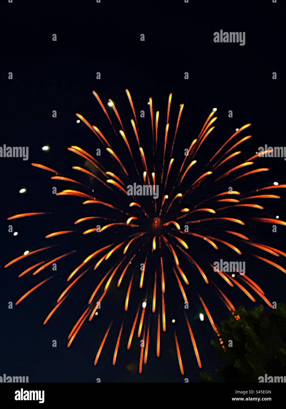 Fireworks at Monona, WI Stock Photo Alamy