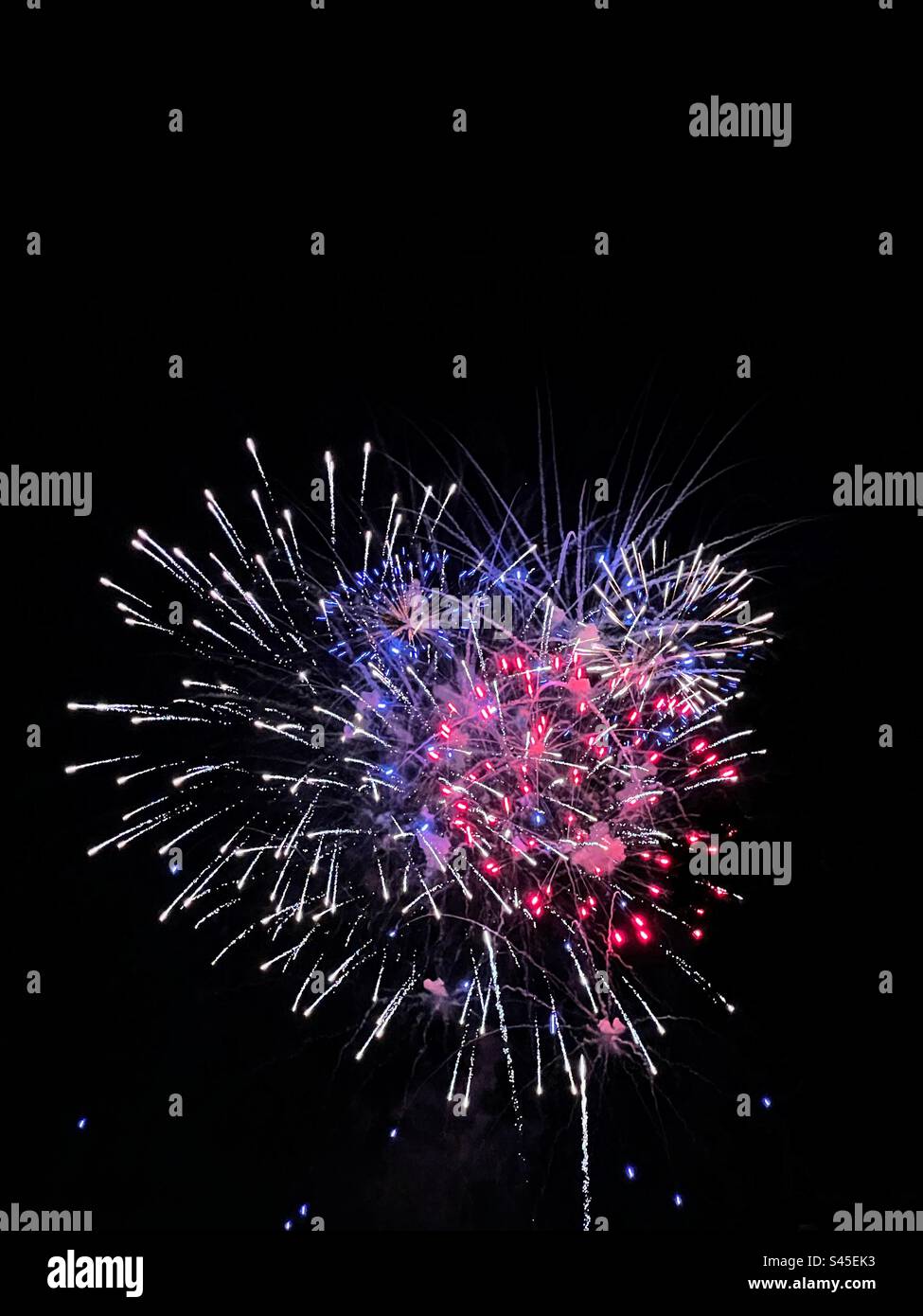 Fireworks at Monona, WI Stock Photo Alamy