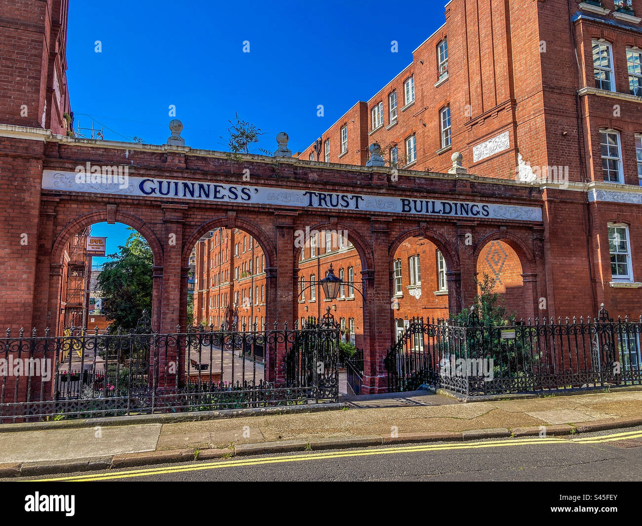 Guinness Trust Buildings, Snowsfields, London SE1 - Smartphone Captured Stock Image
