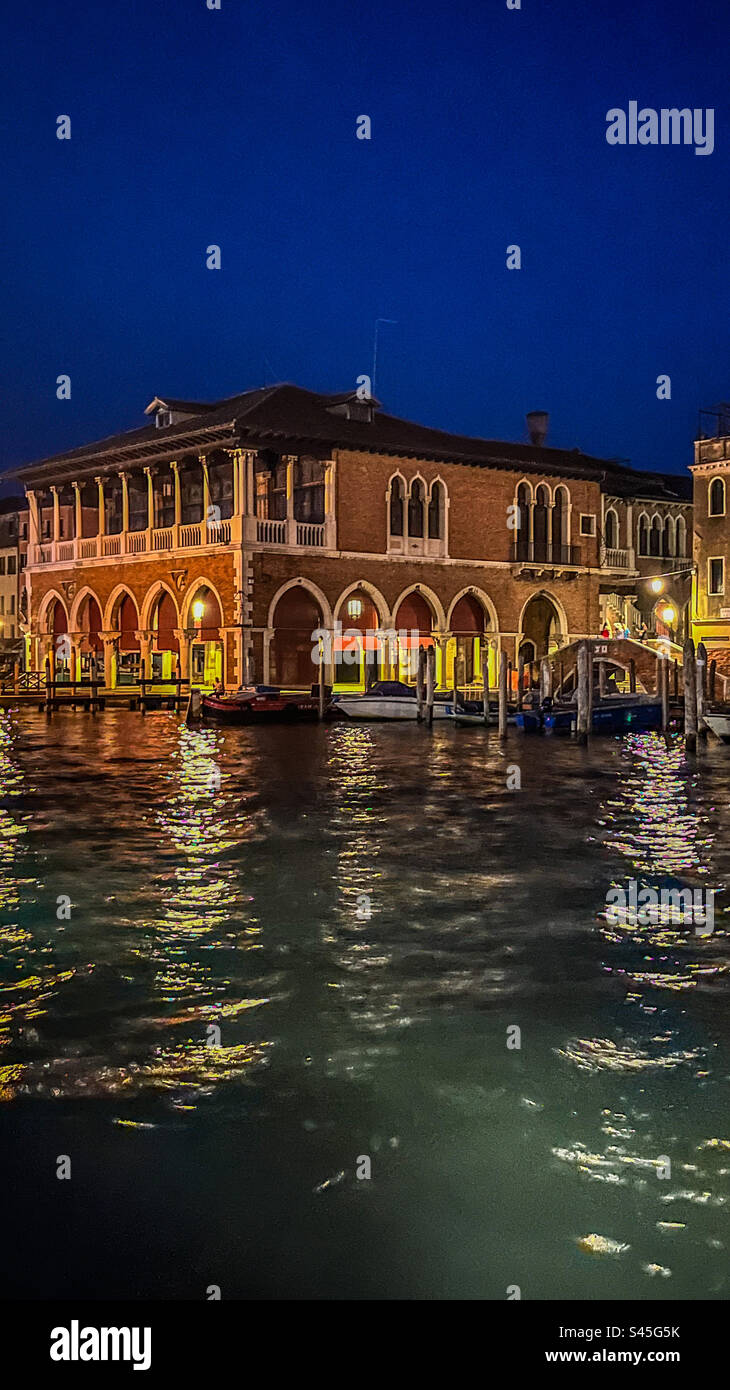 Mercato di Rialto in Venice - Smartphone Captured Stock Image