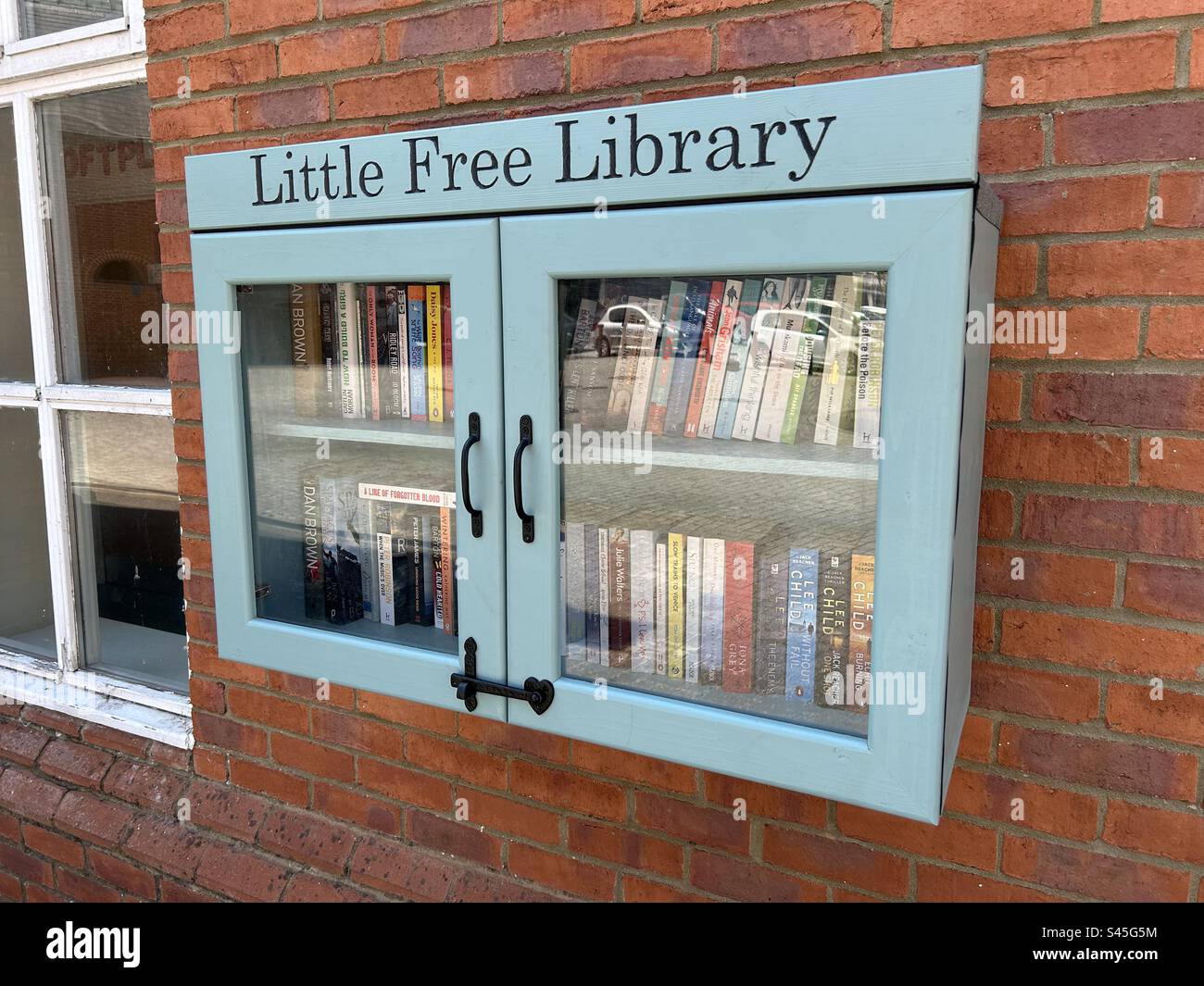 Little Free Library in England, UK. - Smartphone Captured Stock Image