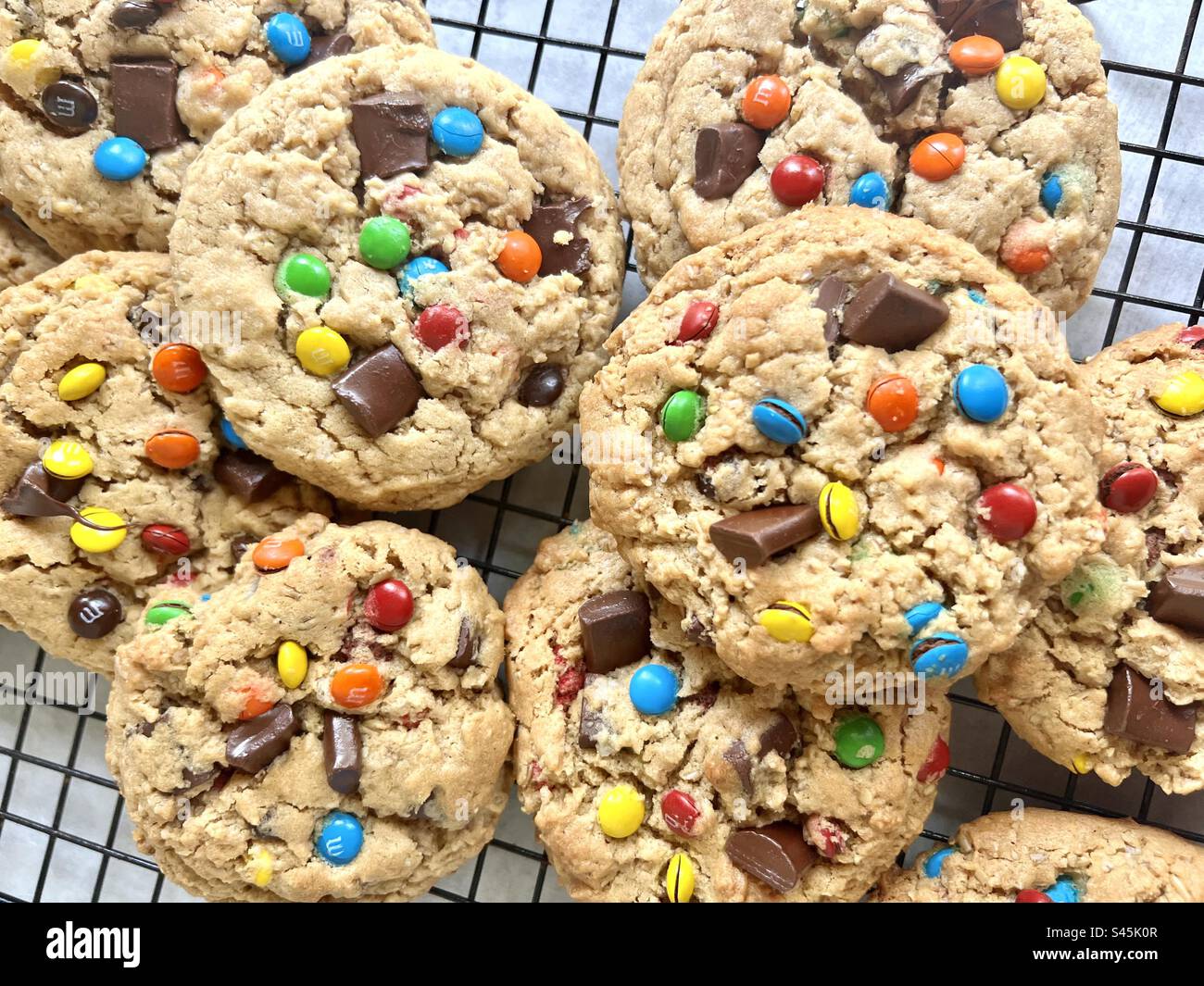Monster cookie Stock Photo