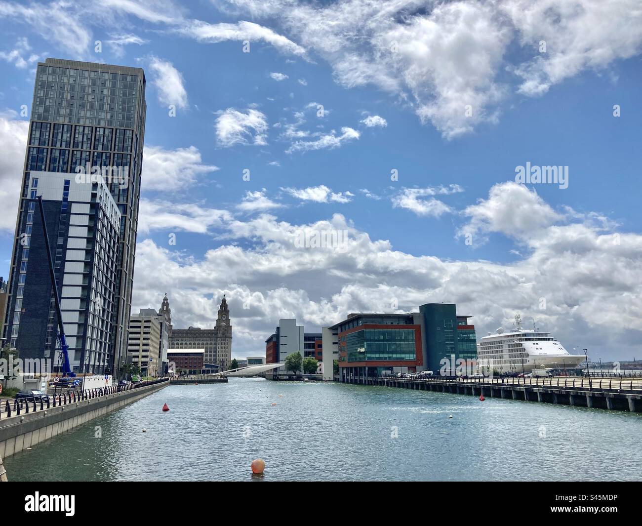Liverpool waterfront - Smartphone Captured Stock Image