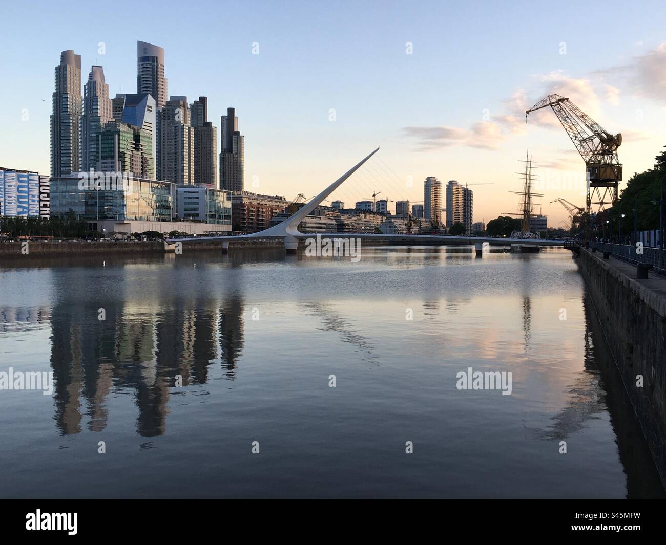 Puerto Madero - Smartphone Captured Stock Image