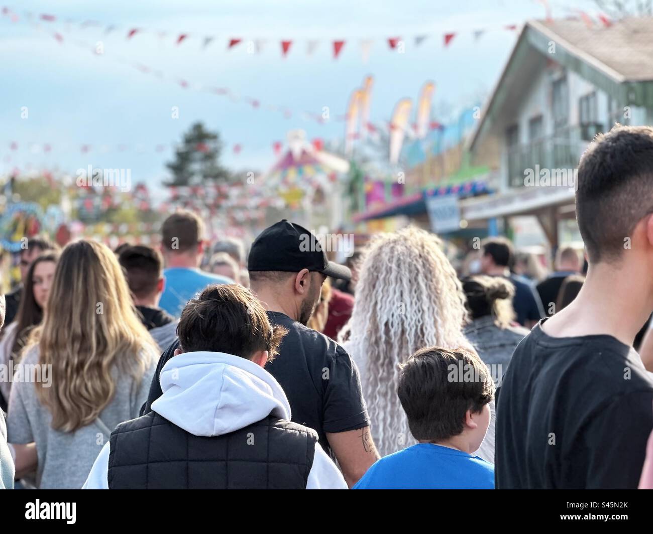 Crowd of people - Smartphone Captured Stock Image