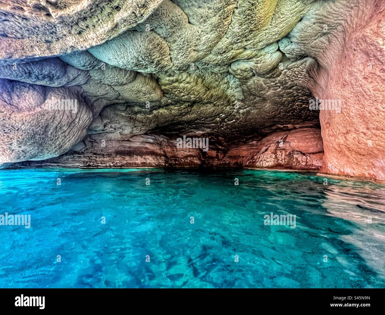 Grotto In Arizona - Smartphone Captured Stock Image