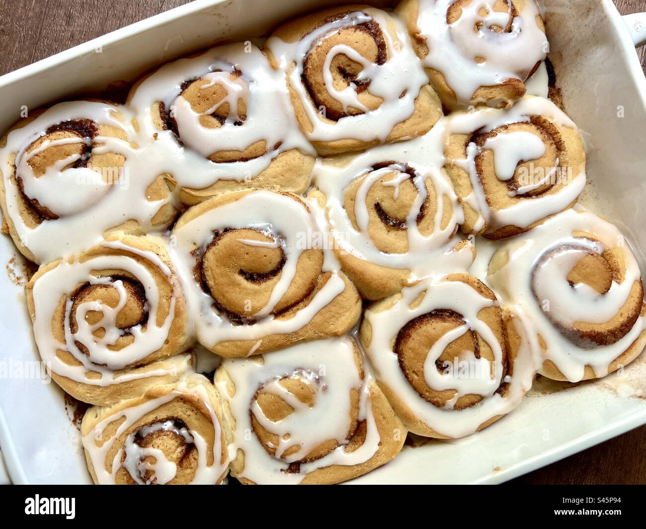 Cinnamon rolls - Smartphone Captured Stock Image