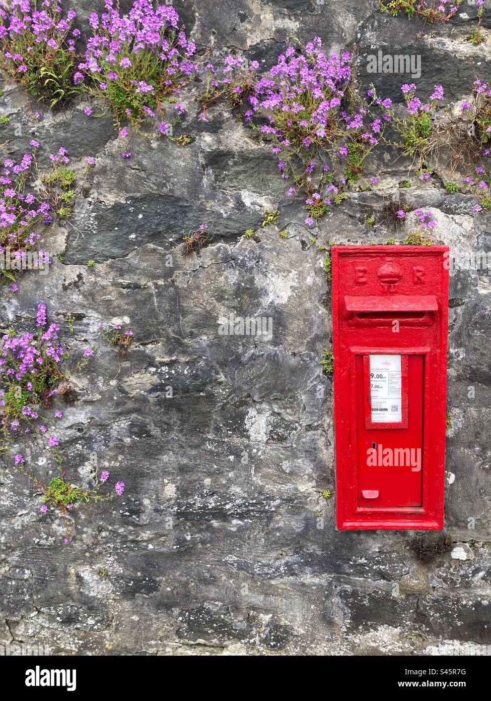 Red postbox - Smartphone Captured Stock Image