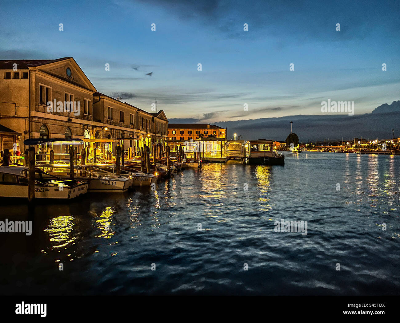 One night in Venice - Smartphone Captured Stock Image