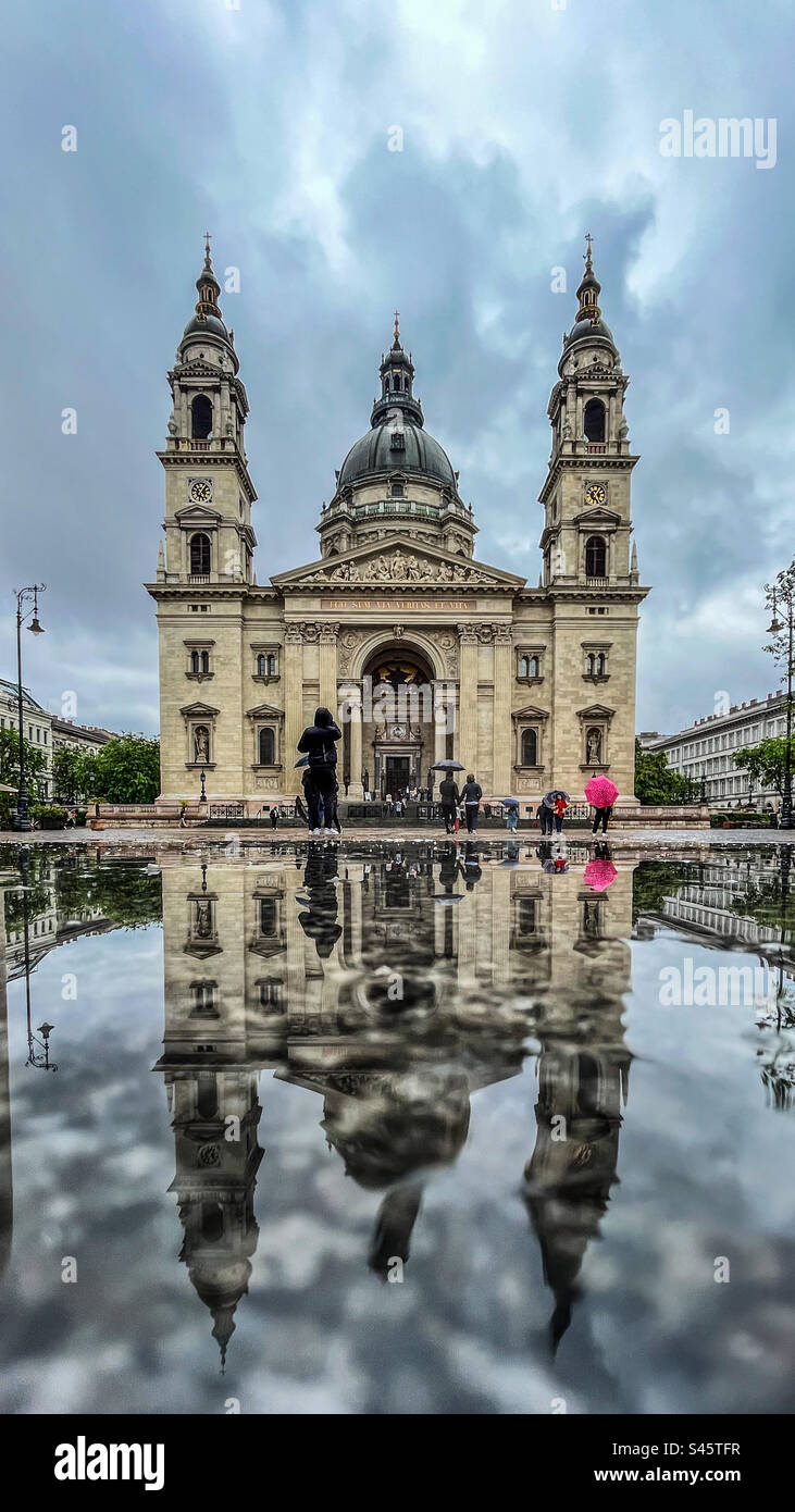 Basílica in Budapest - Smartphone Captured Stock Image