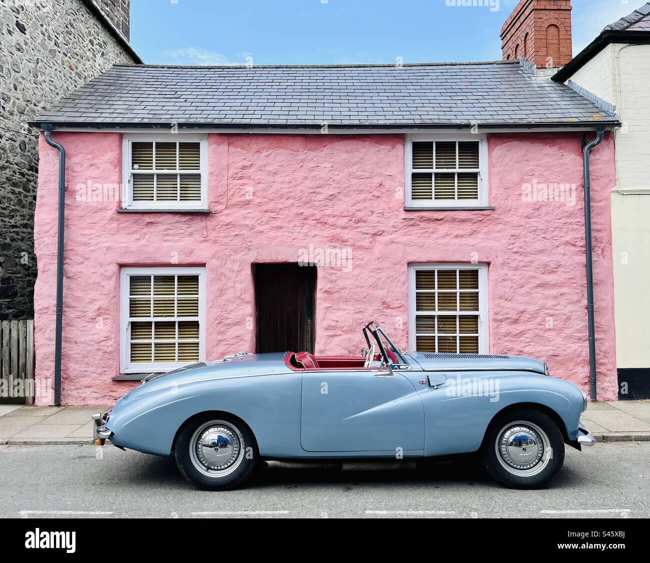 1955 Sunbeam Alpine Mark classic car Stock Photo