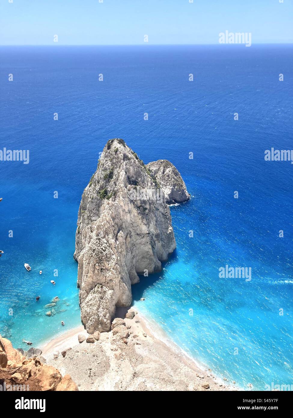 Mizithres Zante Greece Stock Photo