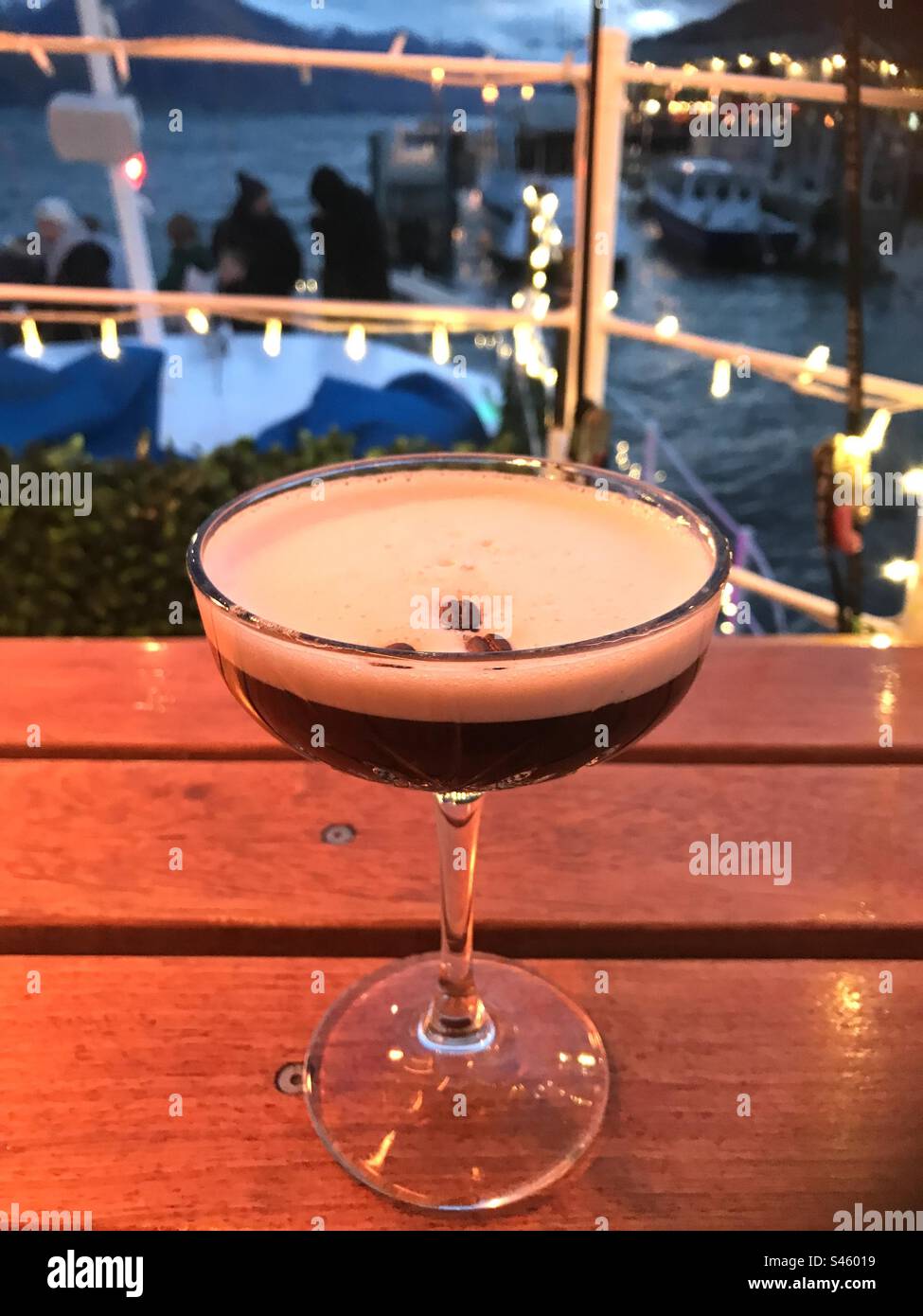 Espresso Martini Boat Cruise Stock Photo Alamy