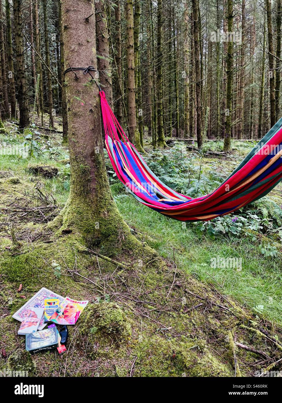 Time to relax in the great outdoors. Stock Photo